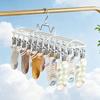 Stainless Steel Sock Drying Rack Windproof Clothes Hanger Clothes Drying Hanger  Travel