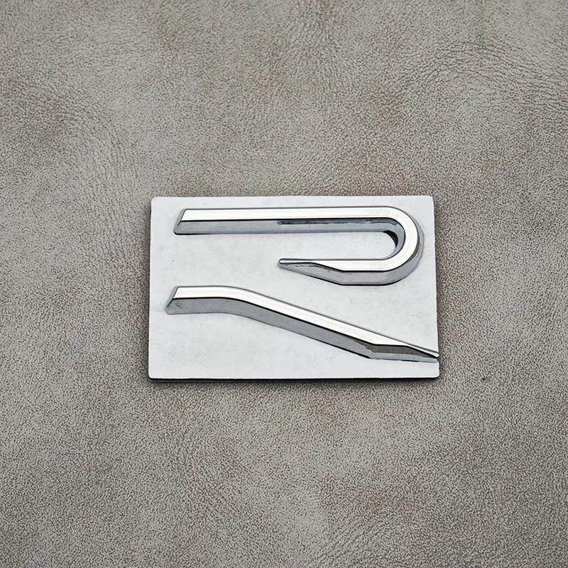 OPQ1 2026 Hot VOLKSWAGEN 3D Metal R Logo Emblem Car Rear Trunk Sticker Front Grill Badge For Volkswagen VW Polo MK8 Passat Tiguan CC