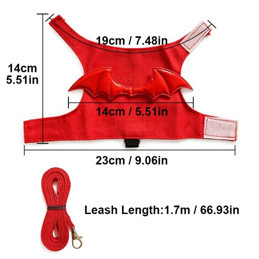 Adjustable Small Pet Harness Leash Cartoon Hamster Chest Strap Cute Meerkat Traction Rope Travel