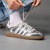 adidas Samba OG Серебристый металлик Потрескавшаяся кожа (Женский)
