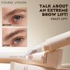 YOUNG VISION Прозрачный гель для бровей, Тюбик - Контролируемая, Уникальная силиконовая кисточка, Водостойкий и потостойкий, Все цвета бровей  , 4-шаговое нанесение, Для ежедневного использования и вечеринок