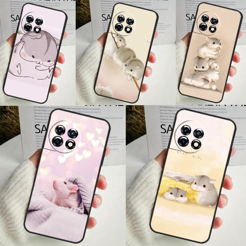 Hamsters Case For OnePlus Nord CE 4 3 2 Lite 2T N10 N20 N30 OnePlus 12 11 9 10 Pro 8T 10T 12R Cover