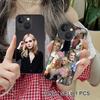 Elle Fanning Silicone Mobile Phone Case for iPhone 17 16 15 14 13 12 11 X XR XS Air Pro Max Plus Mini Colorful Cover