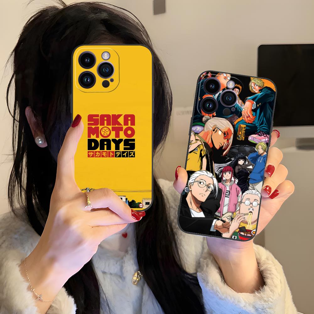 Чехол для мобильного телефона Sakamoto Days для iPhone 17 16 15 14 13 12 11 X XR XS 8 7 Air Pro Max Plus Mini Цветной чехол Роскошный Красивый