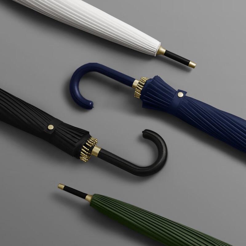 MAYDU 24-Rib Oversized Automatic Straight Umbrella