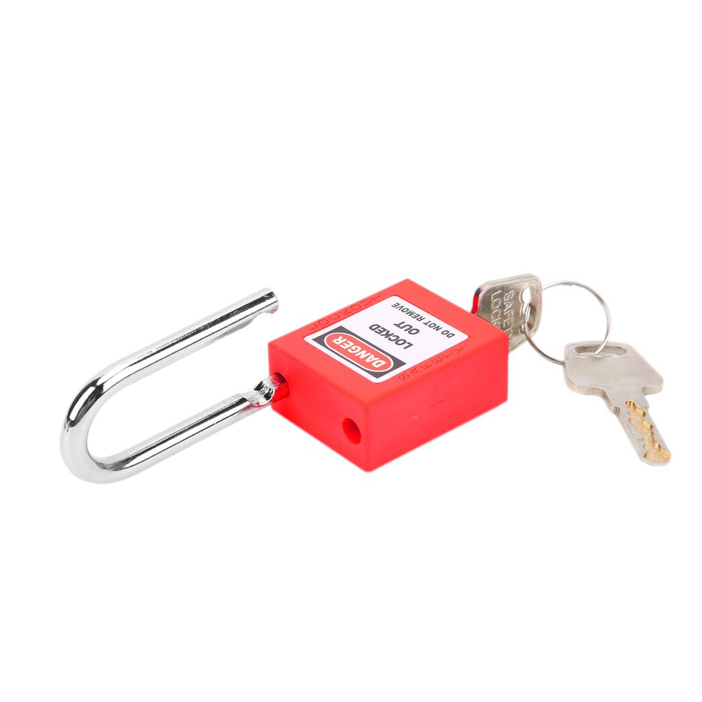 38 мм Блокировка Блокировка Изоляция Безопасность Инженерное дело LOTO Навесной замок для машиностроения Красный
