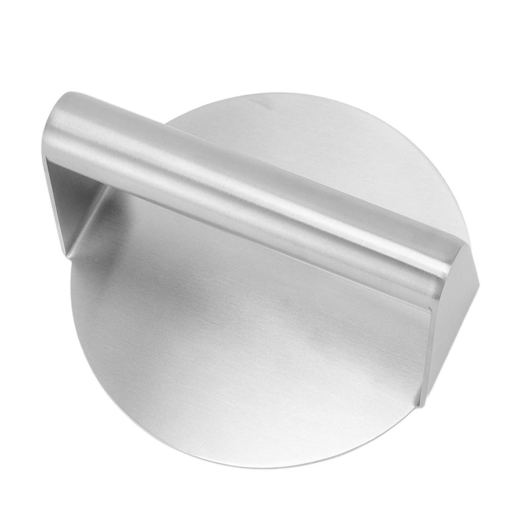 Пресс для мяса ручной, без прилипания, удобная ручка, круглый пресс для бургеров из нержавеющей стали 304 для бекона