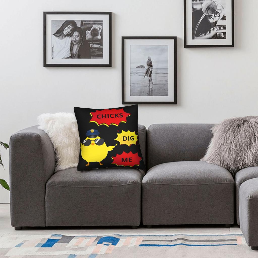 Pillow Case Easter Chicks Dig Me Design Pillow Cover For Living Room Sofa Vintage Pillowcases