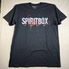 Spiritbox Fear of Fear Футболка Мужская XL Черная Логотип Хэви-метал Группа Музыкальная Футболка