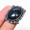 Black Tiger Eye Handmade 925 Sterling Silver Jewelry Ring Size 6.5 w6D47