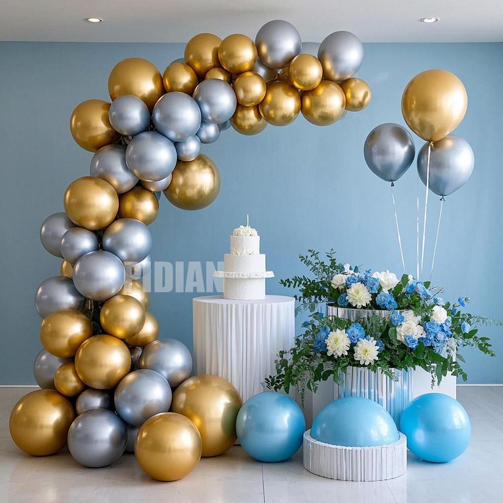 5-18 дюймов Металлик Латексные Шары Для Детского Праздника Globos Свадьба День Рождения Оформление Места Праздника Globosfestival Арка Расположение Игрушки
