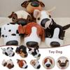 Puzzle Cloth Art Plush Toy Big-eyed Dog To Help Baby Comfort Sleeping Ornaments