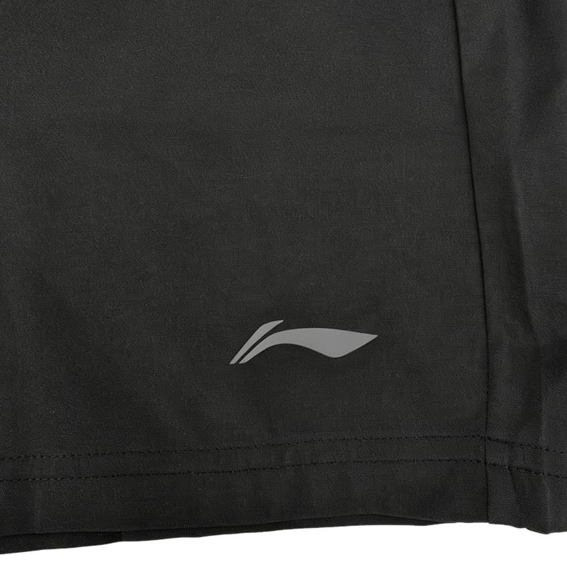 Li-Ning Летние Эластичные Удобные Легкие Дышащие Спортивные Шорты Унисекс Черные ASKV410-2W