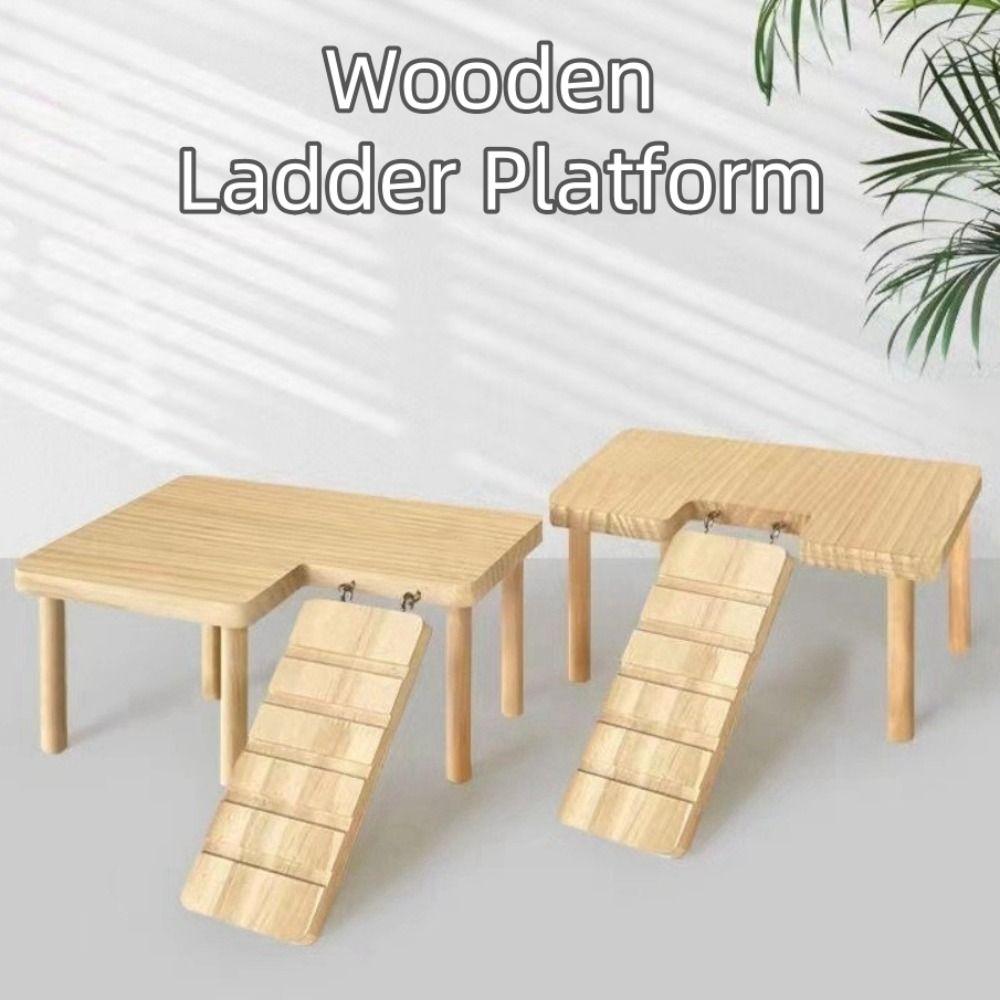 Игрушка-лестница для хомяков, прыгательная платформа, новая деревянная платформа-лестница для мелких домашних животных