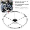 15 1 2in 5 Spoke 10 Degree Steering Wheel Stainless Steel Marine Boat Accessories