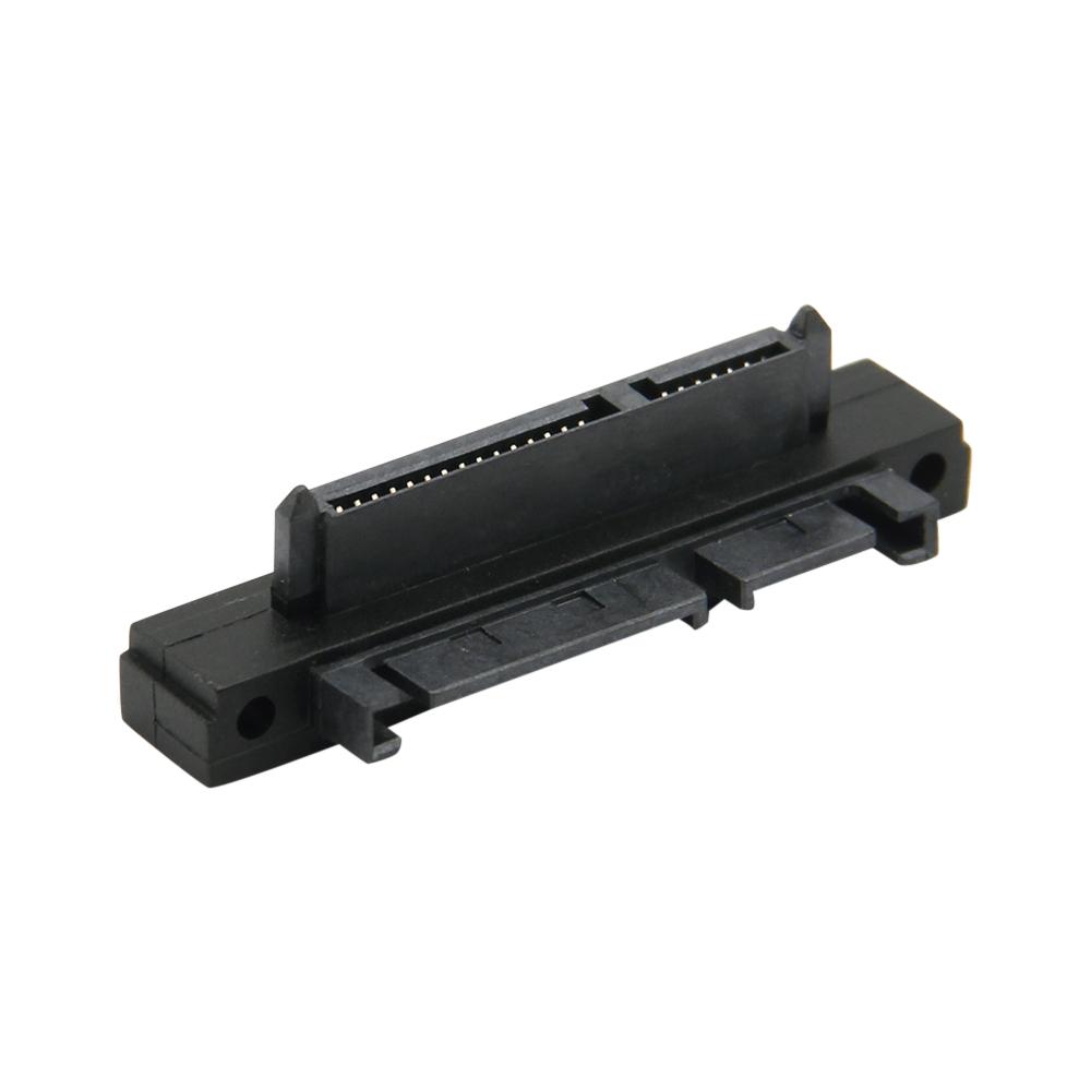 SATA Male to SATA Male адаптер-конвертер 22Pin Sata с 7pin+15pin FeMale to Male SATA кабель питания и передачи данных черный сменный