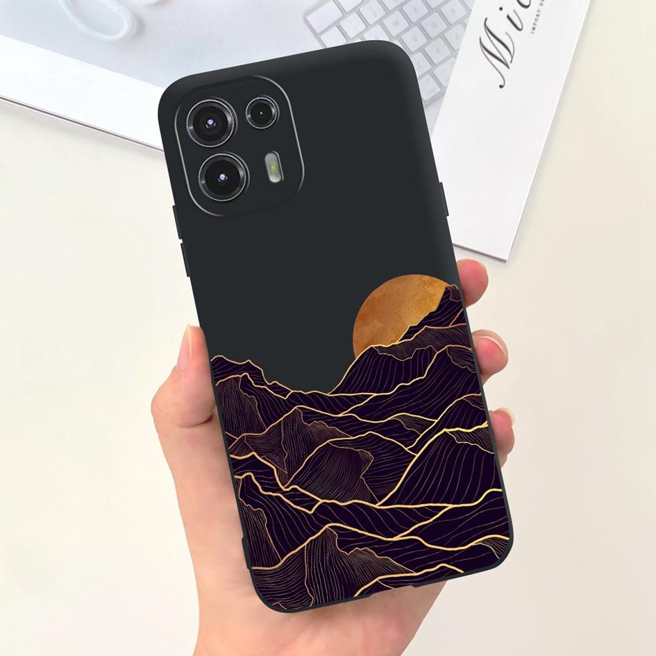 Чехол для Moto Edge 20 Lite XT2139-1 Funda Модный Расписной Черный Мягкий Силиконовый Защитный Чехол Для Motorola Edge 20 Fusion Coque
