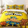 Dog Man Custom Name 3pc set Perfect for bedroom use Comfortable bedding set includes a duvet cover and two pillowcases Ideal birthday or Christmas gif