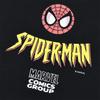 MARVEL Marvel с коротким рукавом Человек-паук СПАЙДЕРМЕН Американские товары для персонажей комиксов Мстители представляют черную футболку размера XL для мужчин [Товар]