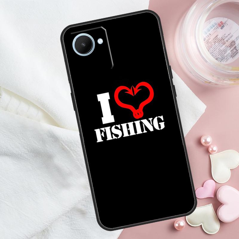 Любовь Рыбалка Чехол для Realme 14 Pro Plus 10 11 12 13 GT 7 Pro GT 5 6 6T C67 C61 C53 C51 C21Y C25S C75 C55
