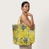 Shoulder Bag usalover925 Yellow Quilted Cotton Jungle Print Shoulder Bag 36