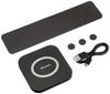 Plex Bluetooth Wireless Flat Panel Speaker Black Waterproof Vibration Speaker Wireless Charging Compatible Magnet Mountable BeSONIC PX-EBTWPS01BK