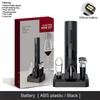 Electric Wine Bottle Opener Foil Cutter One-click Button Rechargeable Automatic Red Wine Corkscrew Kit Party Bar Wine Lover