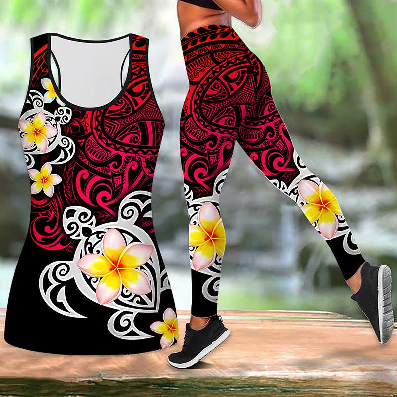 Ретро-принт Йога-костюм для женщин Модные леггинсы для тренировок Фитнес Спортивные повседневные штаны для йоги
