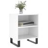 Nightstands 2 pcs High Gloss White 40 x 30 x 50 cm Particleboard