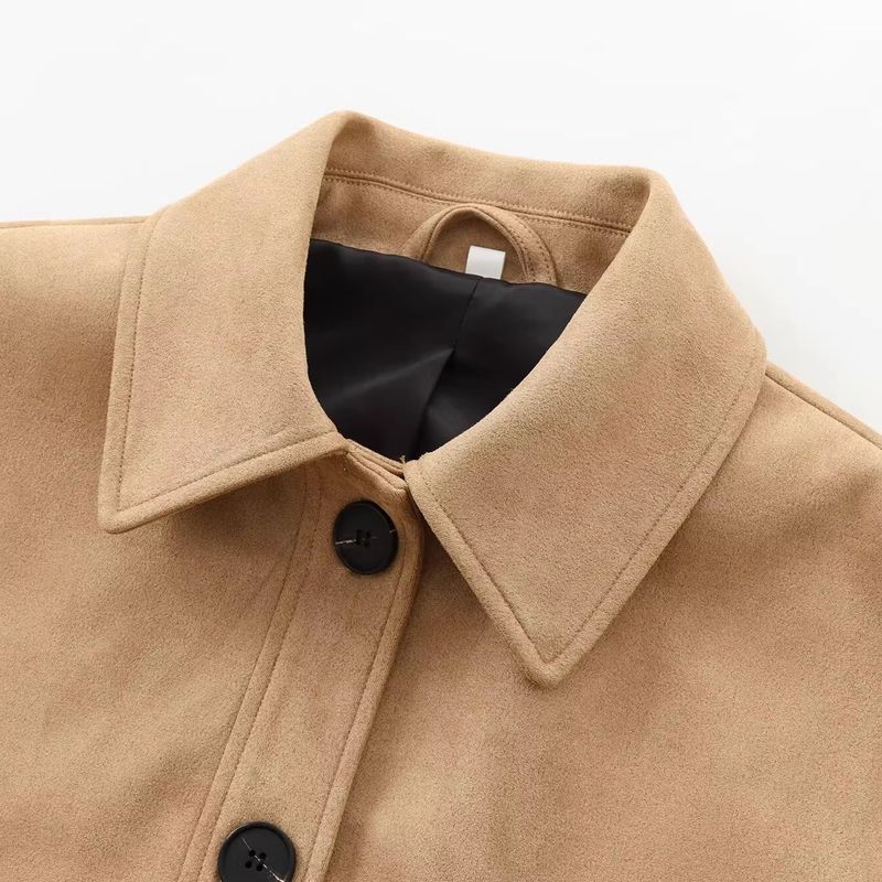 Araltay New Arrival Fashion Style Women's Clothing Fashion All-Match Minimalist Pure Leather Short Jacket 4720200