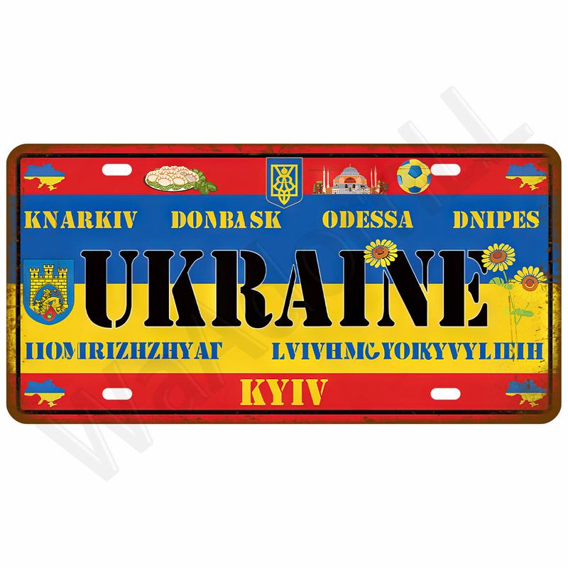 Retro Metal Sign Wall Art Mural Aesthetic Room Home Decor Items Poster Vintage Metal Plate Garage Decoration Tin Sign Plates Bar