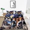 2023 New Style 3D Wolf Printed Single King Size Luxury Duvet Cover Set with Bedding Pillow Home Textiles Duvet Cover Sets