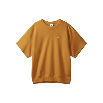 Мужская футболка с круглым вырезом и логотипом Solo Swoosh, цвет Desert-Ochre DX0881-754