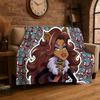 Мультяшное одеяло Monster High Draculaura Вампир, мягкое фланелевое плед, уютное одеяло для кровати, дивана, дивана, спальни, гостиной, пикника