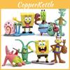 Premium 8pcs Spongebob Squarepants Patrick Star Squidward Tentacles Pvc Figures Set