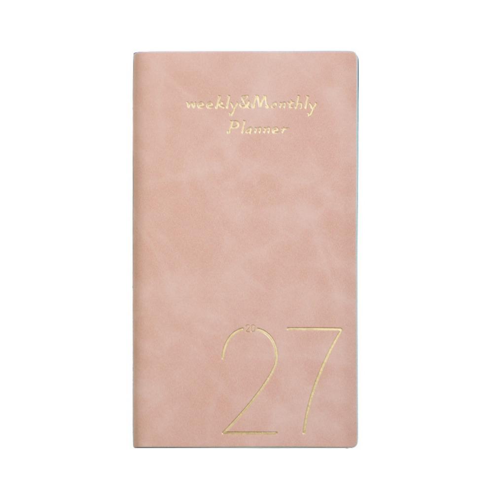 Wear-resistant 2027 Schedule Planner Notepad A6 Office Work Planner Diary Writing Pads Business