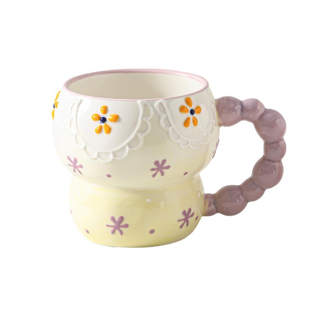 Милая керамическая чашка для завтрака, форма тыквы, кофейная кружка, оригинальная чашка для воды, праздничный подарок