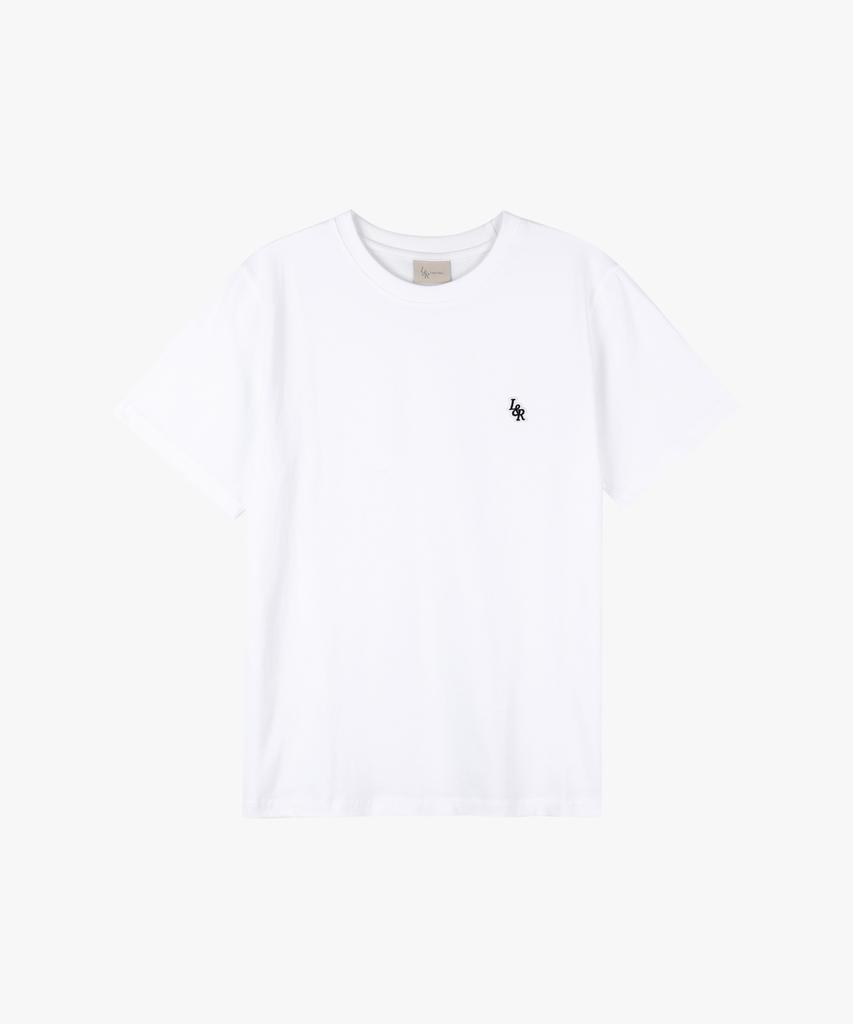LOSSYROW L&R Patch Point Short-Sleeved T-Shirt White