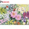Huacan 5D Full Diamond Painting Flower Diy Diamond Embroidery Diamond Painting Diy Diamond Paining