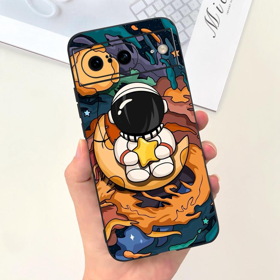 Чехол для Google Pixel 8A Чехол Pixel8 Pro Милый Модный Мультяшный Чехол Ударопрочный Чехол для Телефона Для Google Pixel 8 Pro Pixel8A Fundas Coque