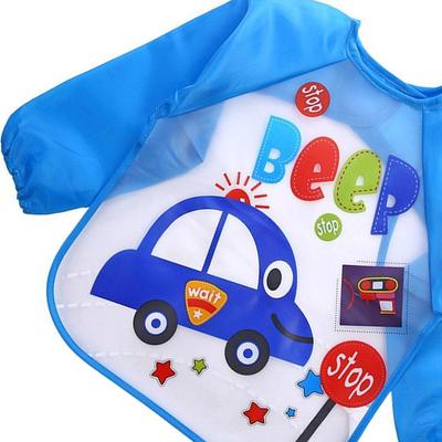 Нагрудники для младенцев с длинным рукавом непромокаемый детский комбинезон для кормления детский пластиковый комбинезон нагрудник шарф для малышей