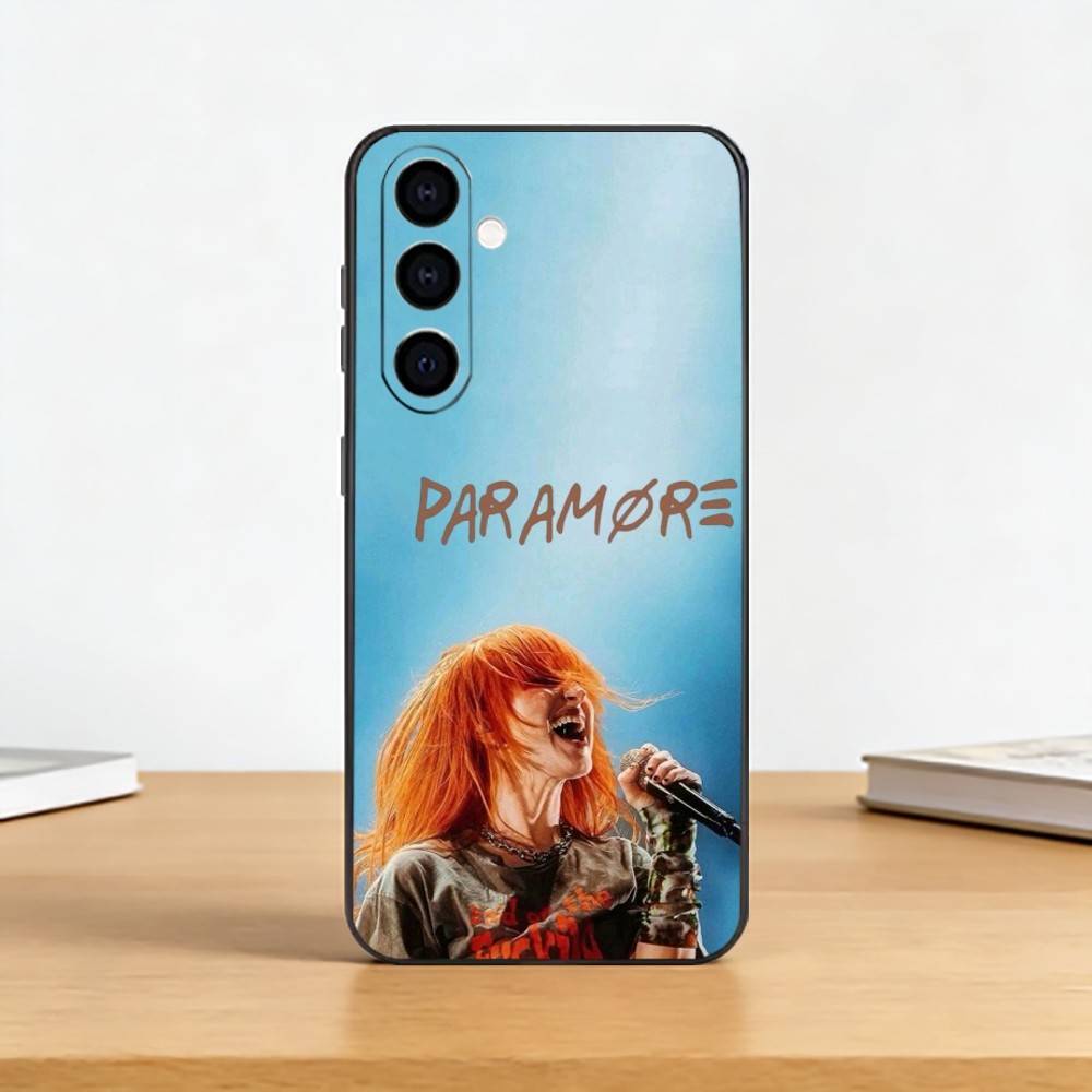 Чехол для телефона Paramore Pop-Punk B-Band для Samsung Galaxy A73,A72,A71,A70,A53,A52,A51, Черный чехол из мягкого силикона
