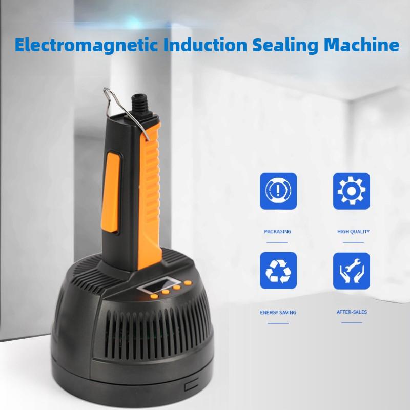 Ручная электромагнитная индукционная запайщик для пластиковых бутылочных крышек, небольшой коммерческий запайщик алюминиевой пленки