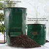 Leaf Trash Bag Large Capacity Waterproof PE Material Organic Compost Bag Extra-Large Heavy-Duty Garbage Can Garden Supplies