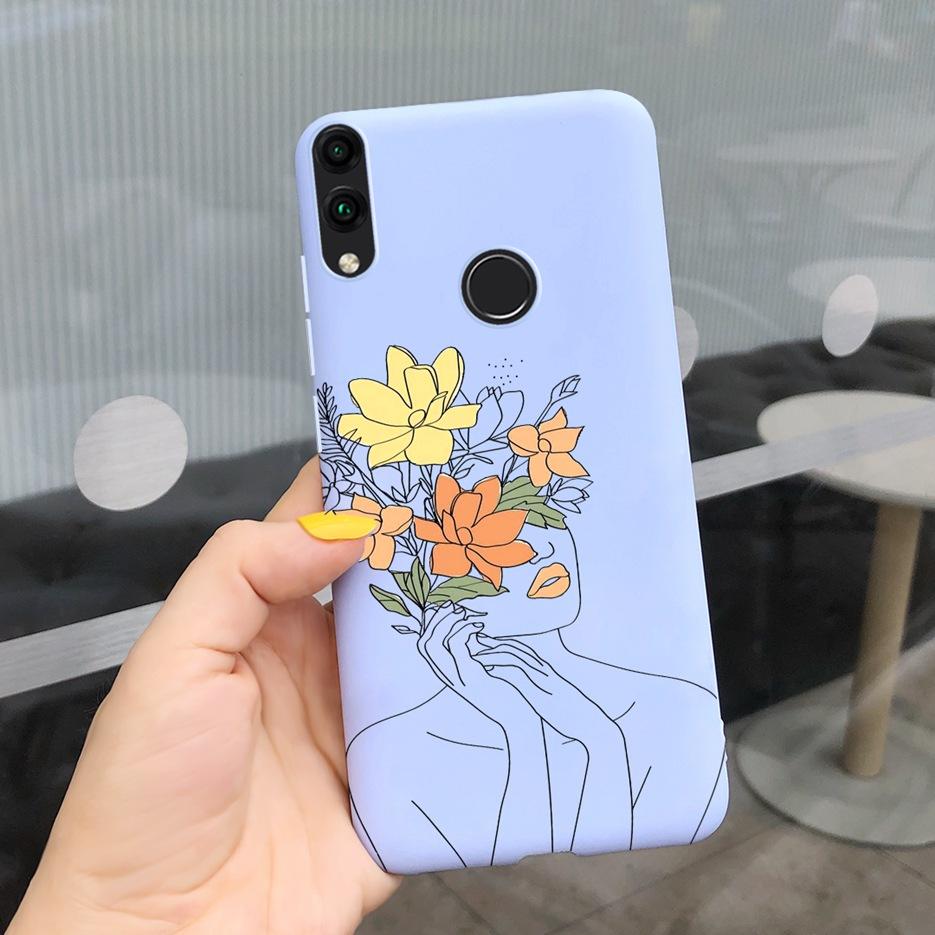 Cute Candy Painted Cover For Huawei Honor 8C Case Honor 8X Soft Silicone Back Cover For Honor 8C 8X Cases Honor8C Honor8X Bumper