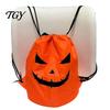 Lightweight Shoulder Bag for Halloween LED Drawstring Pumpkin Backpack Kids, Light Up Candy with Costume Accessory String Light, Reusable Trick