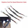 4 Pin PWM Fan Resistor Cable CPU Chassis Fan Speed Reducer 4Pin Male to Female Extension Cable Reduce Fan Speed Noise