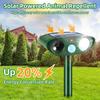 Solar Ultrasonic Cat and Dog Repeller with Infrared Sensor