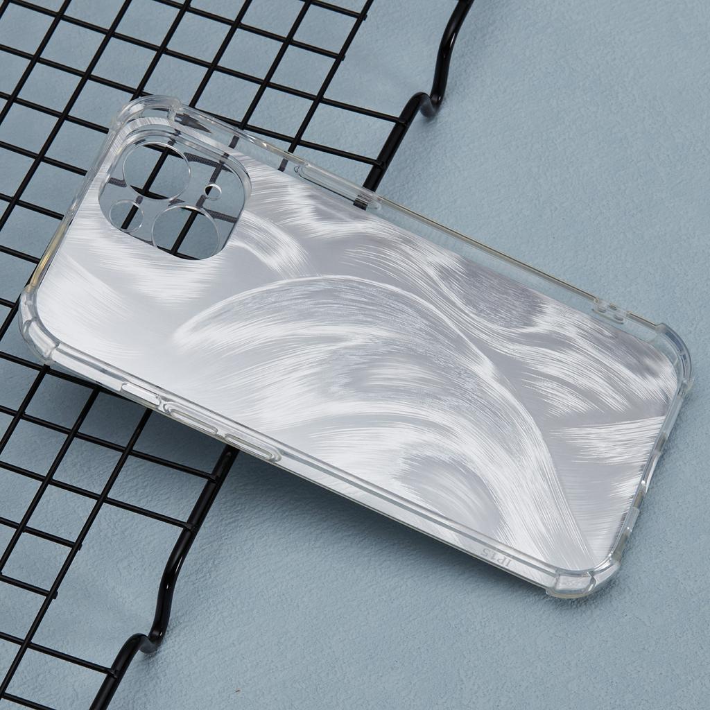 Противоударный чехол для iPhone 15 Мягкий ТПУ чехол для телефона с картонной вставкой