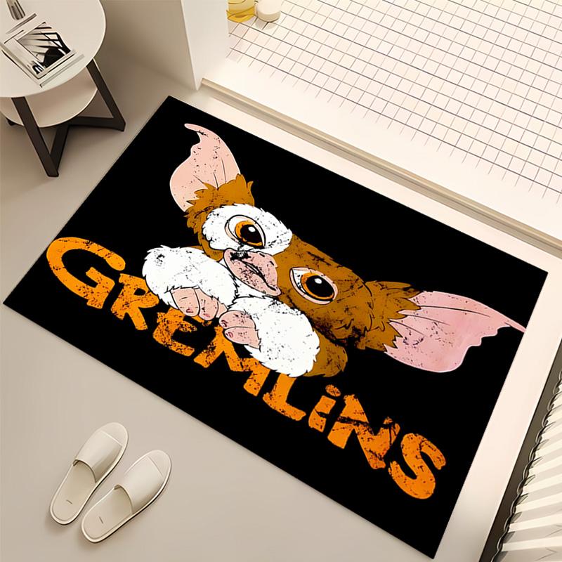 1pc Gremlins Print Area Rug - Soft, Washable Non-Slip Indoor Mat, Living Room, Home Office Decorative Rug,Office Decorative